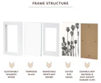 Set of 4 Cooper & Co. 15x20cm Premium Paradise Wooden Photo Frames - White