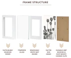 Set of 4 Cooper & Co. 20x25cm Premium Paradise Wooden Photo Frames - White