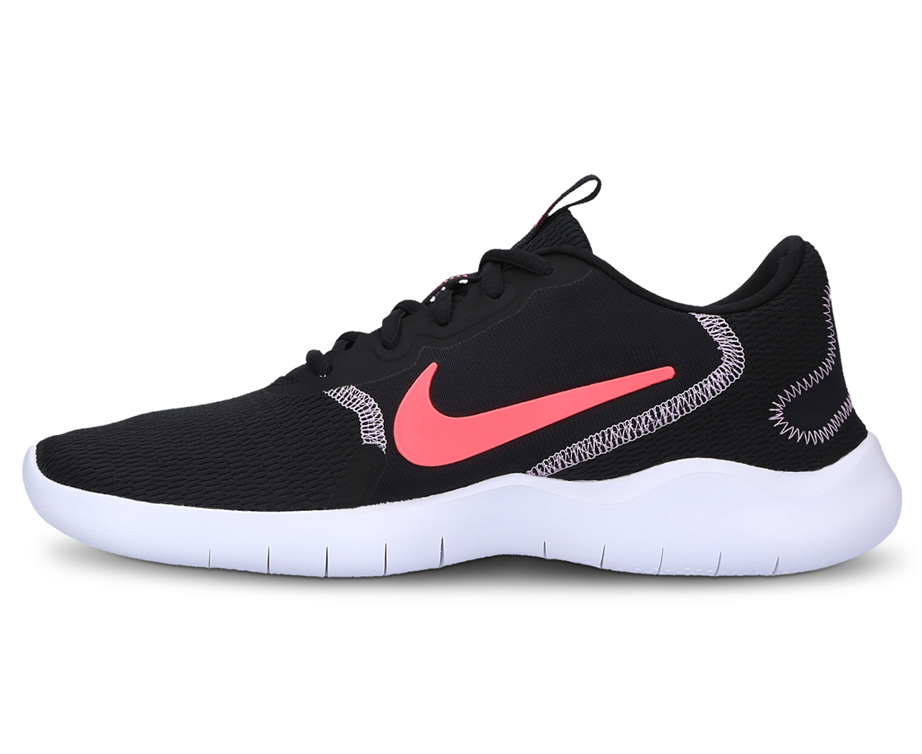 Nike Women's Flex Experience Run 9 Trainers - Black/Crimson Pink/White ...