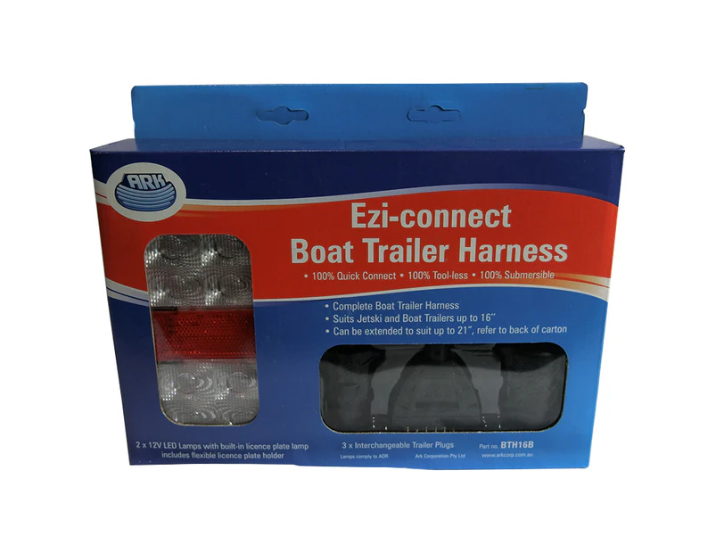 Ark Ezi-connect Boat Trailer Harness Tool-less Quick-Connect BTH16B