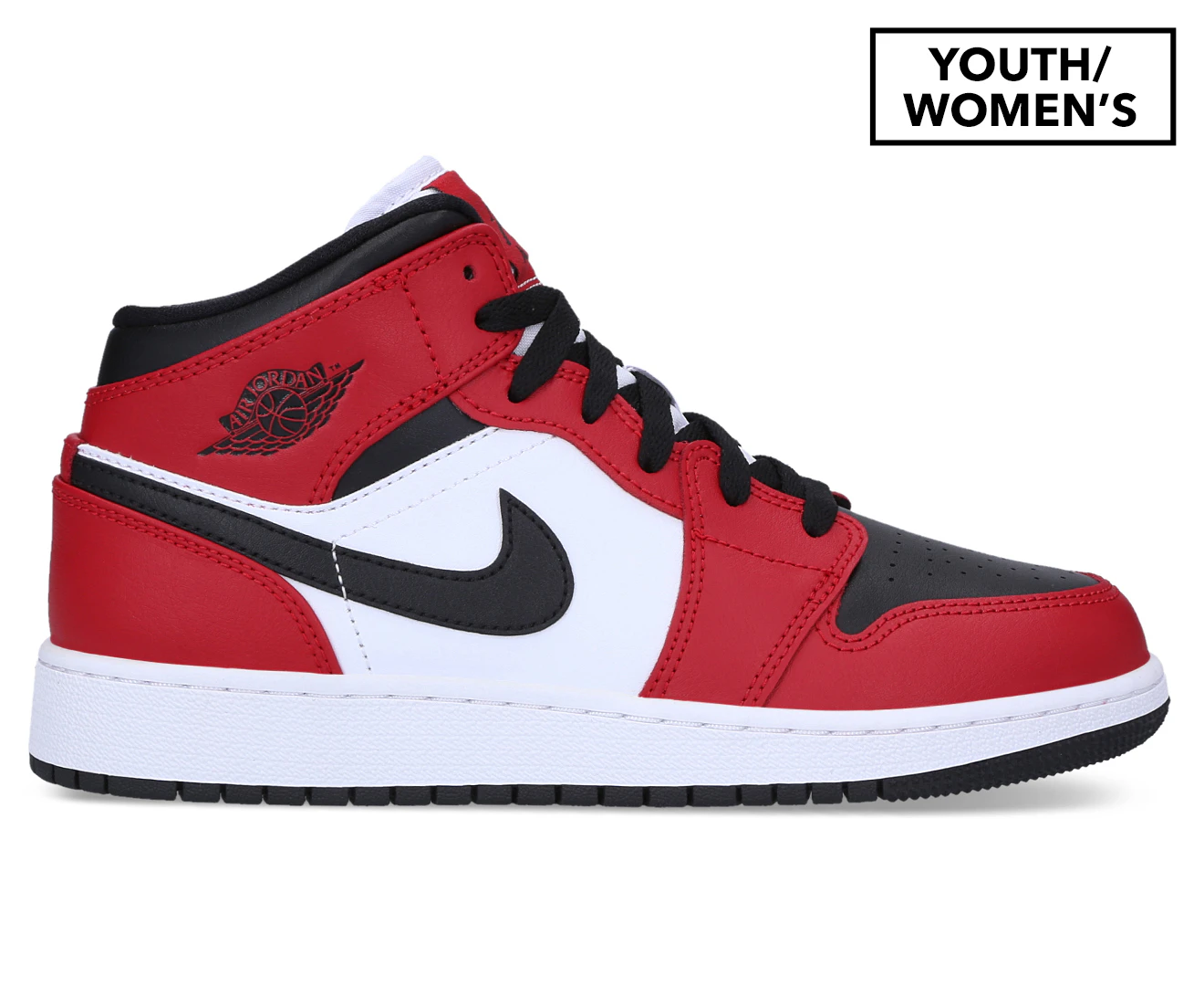 Air Jordan 1 Mid 'Chicago Black Toe' (GS)