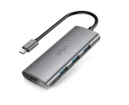 VAVA 7-in-1 Adapter Hub USB-C 4K HDMI 100W PD Power Delivery VA-UC017