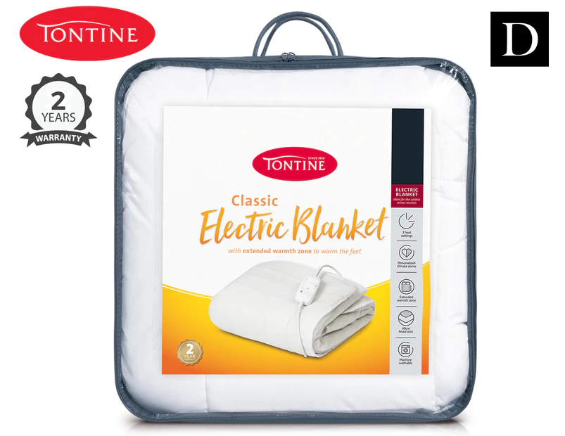 Tontine Classic Double Bed Electric Blanket T9022