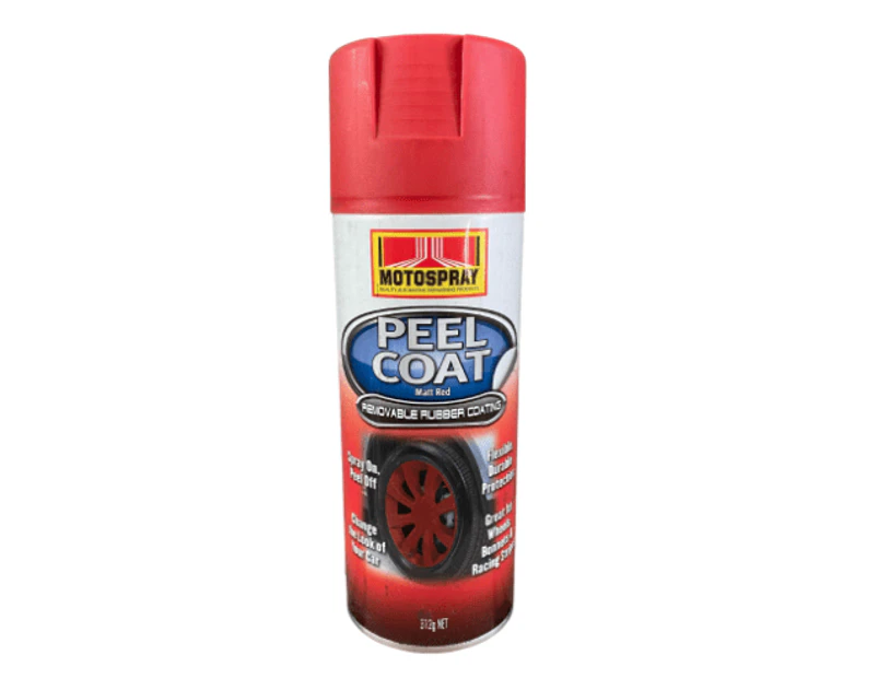 RustOleum Rustoleum Motospray Peel Coat - Matt Red - 1 x can