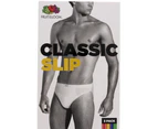 Fruit Of The Loom Mens Classic Slip Briefs (Pack Of 3) (White) - BC3360