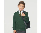 AWDis Academy Childrens/Kids Button Up School Cardigan (Green) - RW3920