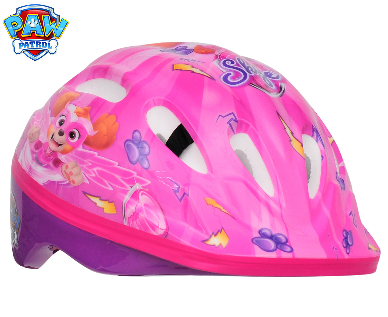 Paw Patrol Skye Toddler Helmet Purple Catch .nz