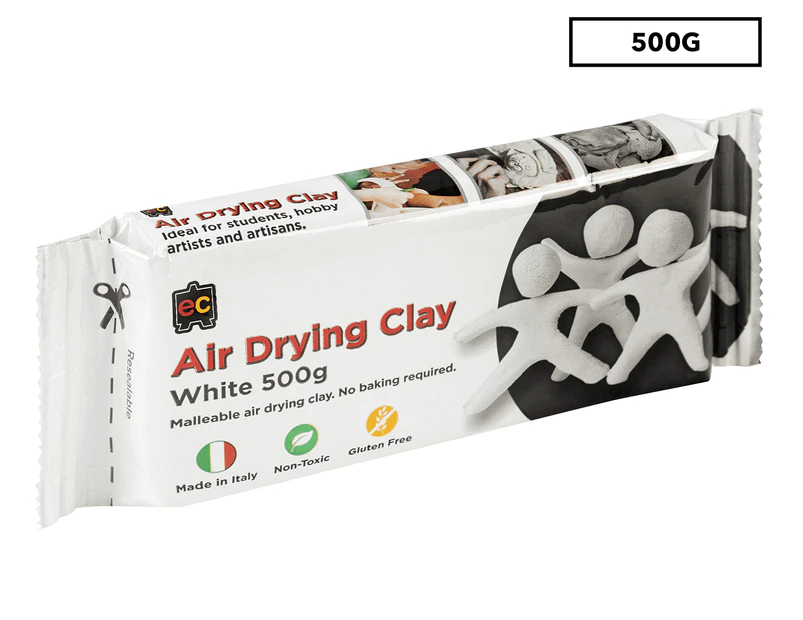 Educational Colours Air Drying White Clay 500g