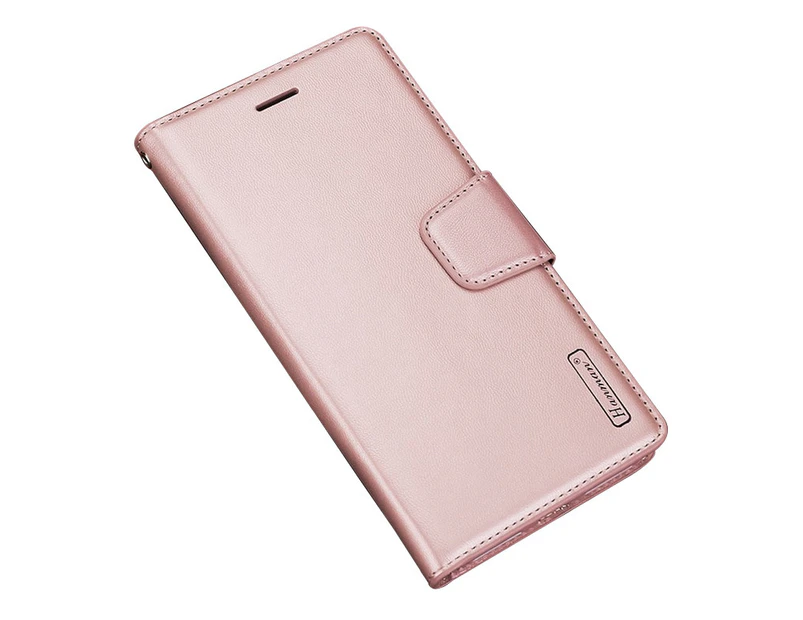 For Samsung Galaxy S21+ 5G / S21 Plus 5G Luxury Leather Wallet Flip Case Cover - Rose Gold