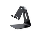 Adjustable Aluminum alloy bracket lazy live broadcast bracket for iPhone or iPad-Black