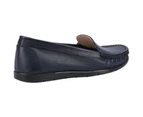 Fleet & Foster Womens Tiggy Leather Loafers (Navy) - FS7387