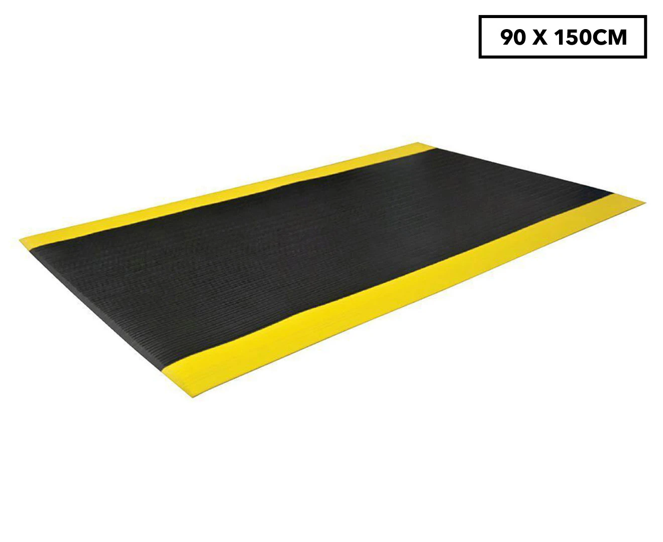 Sandleford 150cm Foam Comfort Standing Support Mat Non-Slip Floor Cushion Black