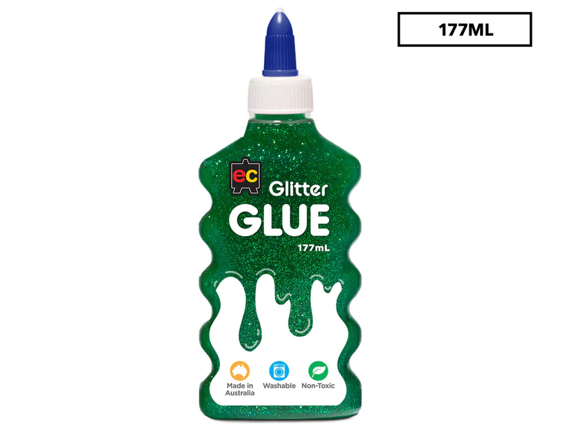 Educational Colours Glitter Glue 177mL - Green
