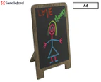 Sandleford A6 Desktop Blackboard - Walnut