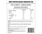 Myopure Whey Protein Isolate Powder Chocolate 1kg 3