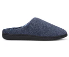 Kenneth Cole Men's Reaction Plaid Memory Foam Clog Slippers - Navy