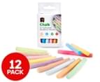 Educational Colours Dustless Coloured Chalk 12-Pack 1