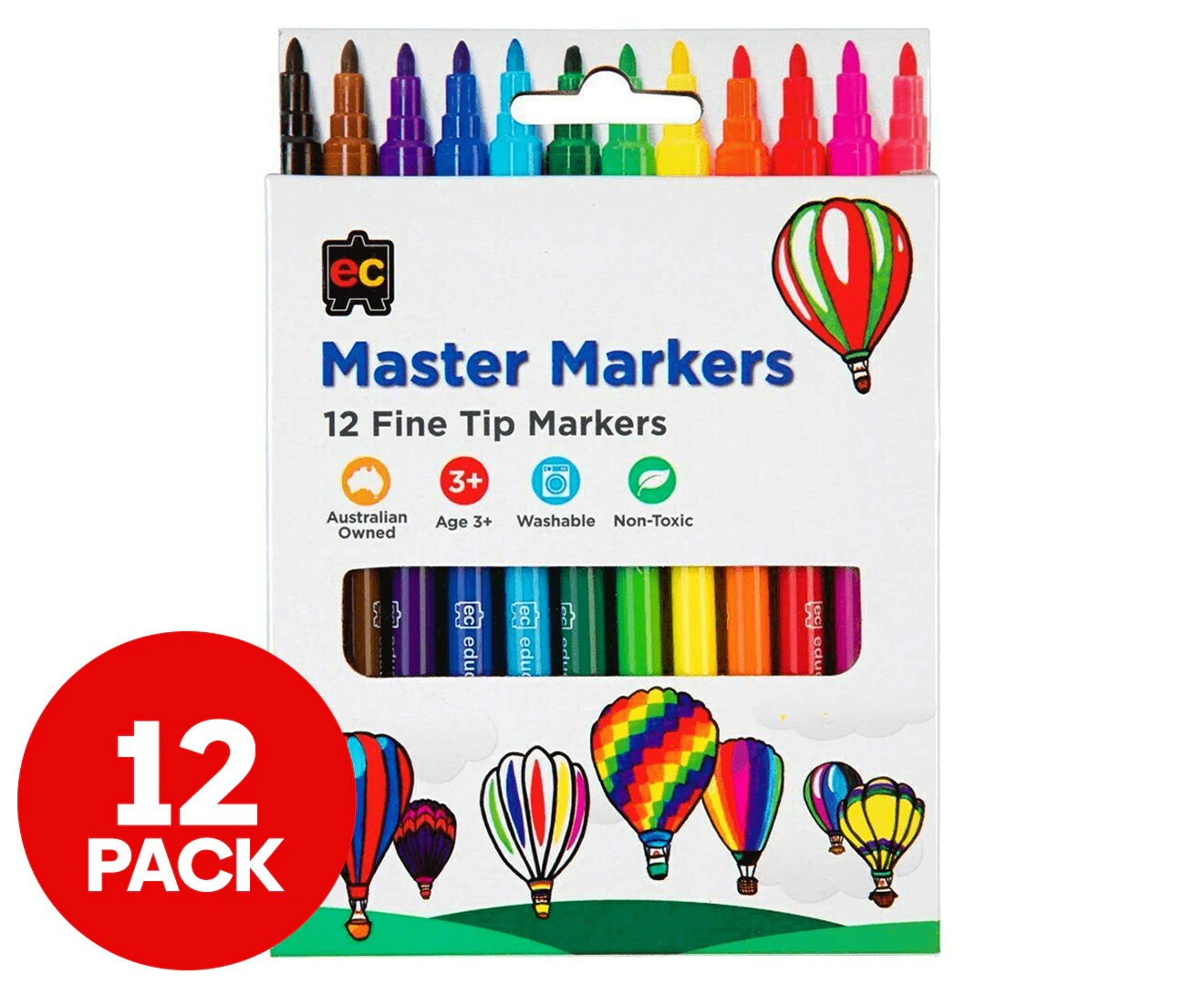 Master Markers Packet of 12