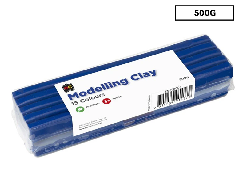 Educational Colours Modelling Clay 500g - Dark Blue Cello Wrapped