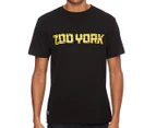 Zoo York Men's Wire Tee / T-Shirt / Tshirt - Black/Yellow