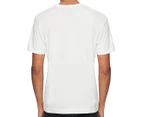 Zoo York Men's Bank Logo Tee / T-Shirt / Tshirt - White/Red