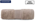 Sheridan Ultra Light Luxury Face Washer - Pebble