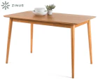 Zinus Jen Mid-Century Modern Wood Dining Table in Natural Wood Colour