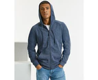 Russell Mens HD Zip Hooded Sweatshirt (Bright Navy Marl) - PC3136