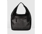 Jo Mercer Women's Biba Niwot Shoulder Bag Black Leather Accessories - Black