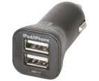 Powertechplus 2.4A Dual USB Car Charger Cigarette Lighter Adaptor