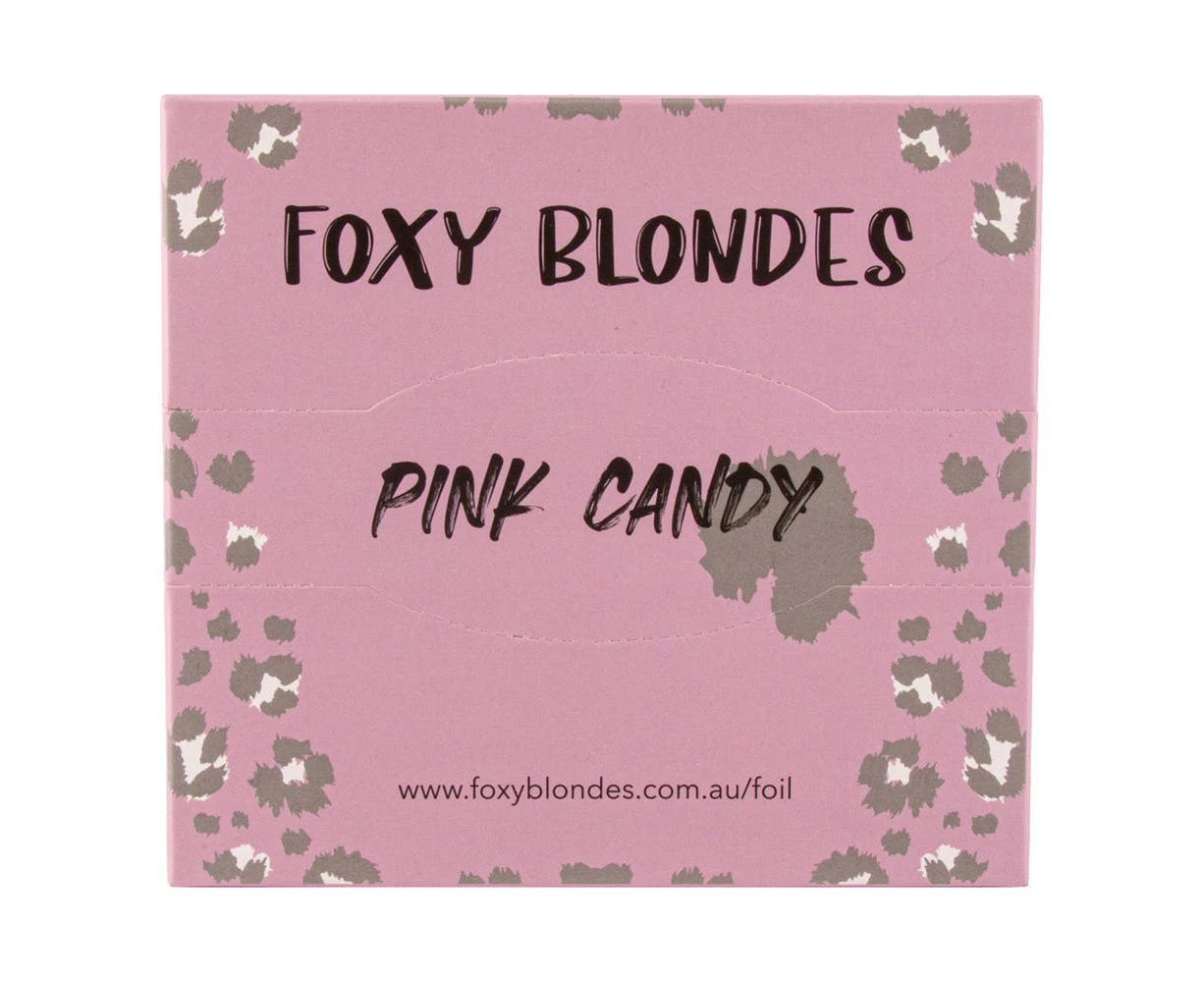 Foxy Blondes Pink Candy Pre-Cut Foils 500 sheets 15cm x 27cm