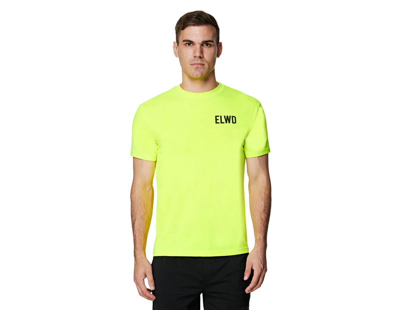 Elwood Workwear Men's ELWD Tee / T-Shirt / Tshirt - Hi-Viz Yellow
