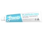 3 x Grants Flavour-Free Natural Toothpaste 110g 2