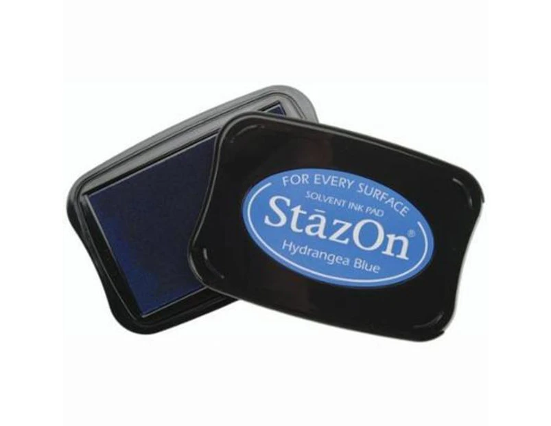 StazOn Ink Pad Hydrangea Blue