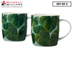 Set of 2 Maxwell & Williams 380mL Haven Dendron Mugs