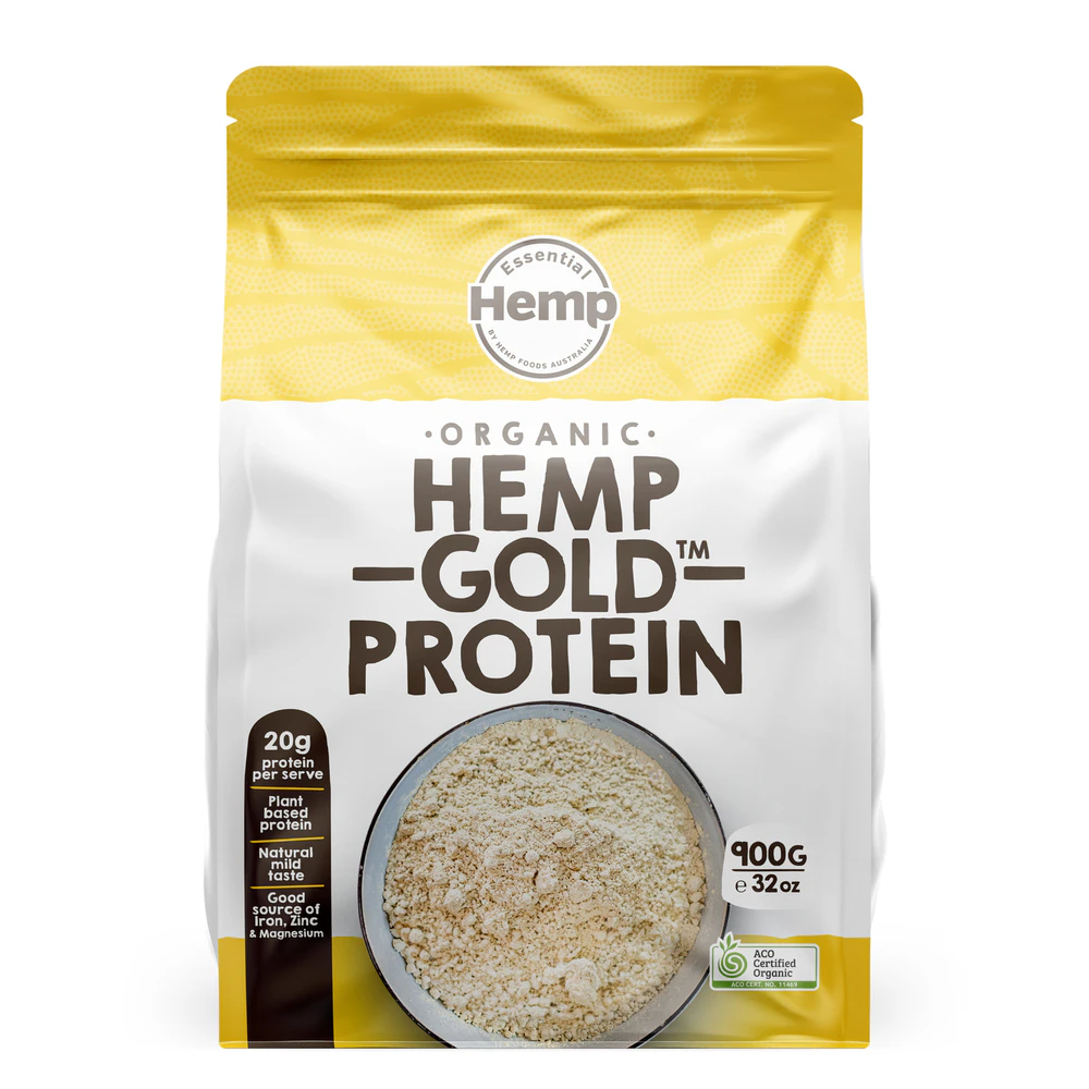 Hemp Foods Australia Organic Hemp Gold Protein 900g