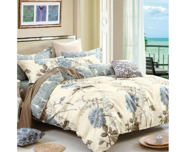 Dandelion Design Cotton Quilt Doona Duvet Cover Set