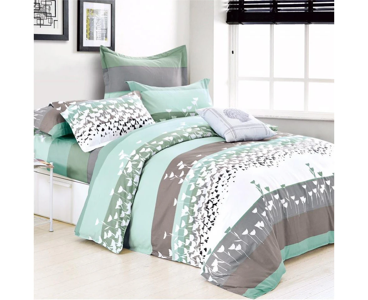 Fall in Love Design Cotton Quilt Doona Duvet Cover Set