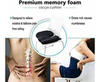 Memory Foam Seat Cushion Pad Flex Pain Relief Pain Relief