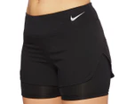 Nike Women's Eclipse 2-in-1 Shorts - Black/Reflective Silver