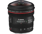Canon EF 8-15mm f/4L USM Lens - Black