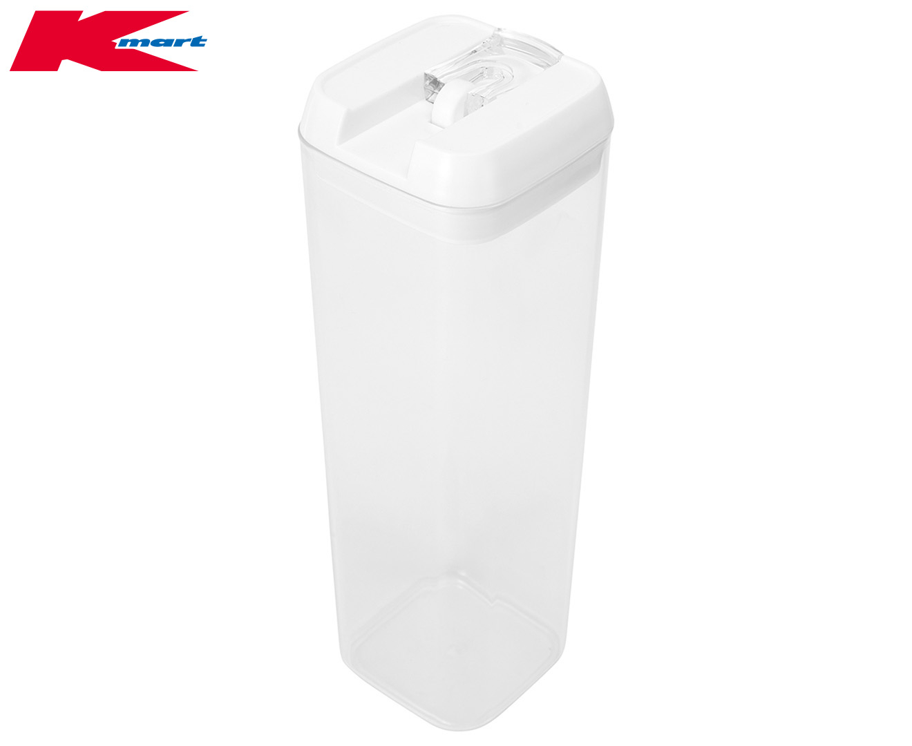 Anko by Kmart 1.9L FlipLock Food Container Clear/White Catch.co.nz