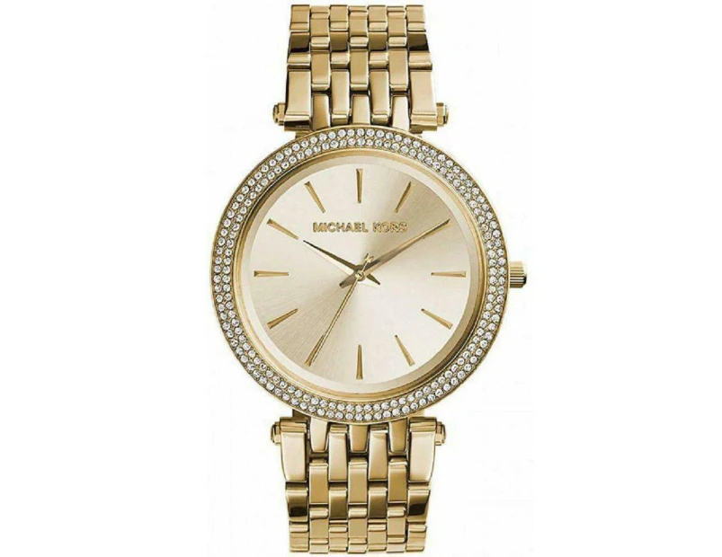 Michael Kors MK3430 Darci Crystal Gold Tone Stainless Steel Women's Watch