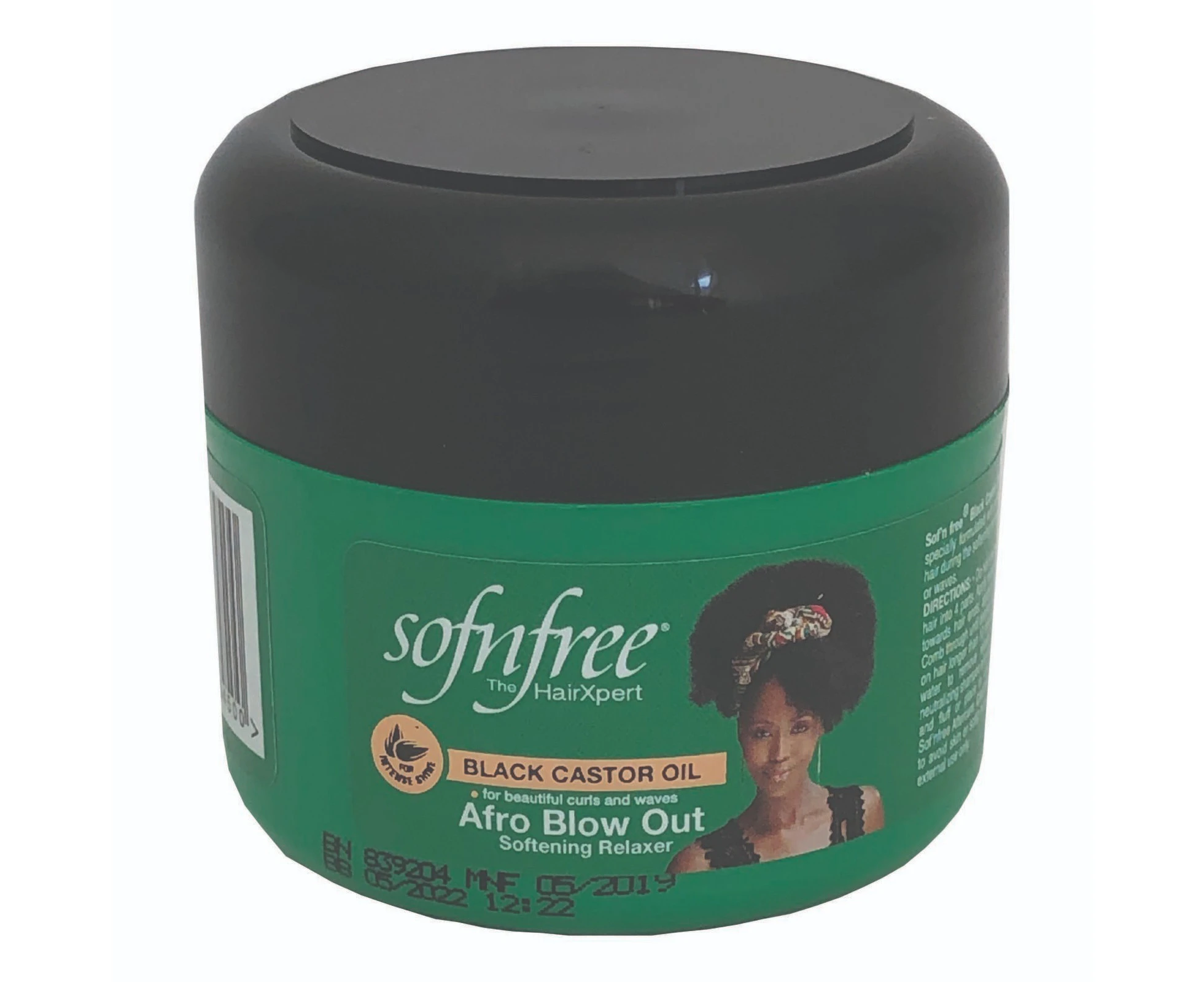 Sofn'Free Afro Blow Out Softneing Relaxer With Black Castor Oil 125ml