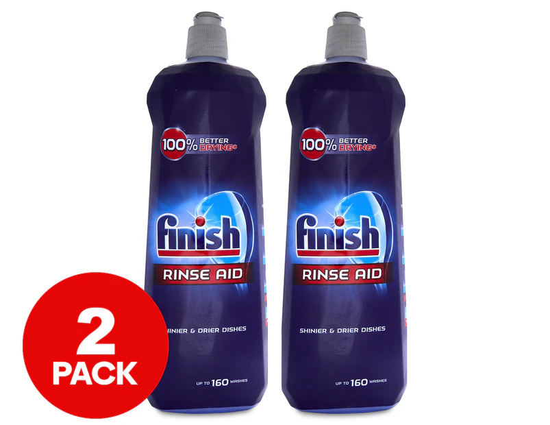 2 x 800mL Finish Shine & Dry Regular Rinse Aid