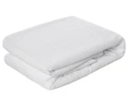 Dreamaker Cotton Terry Towelling Waterproof Long Single Bed Mattress Protector