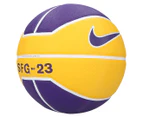 Nike LeBron Playground Size 7 Basketball - Yellow/Purple