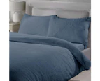 Teddy Fleece Soft Warm Quilt Doona Duvet Cover  Set Ocean