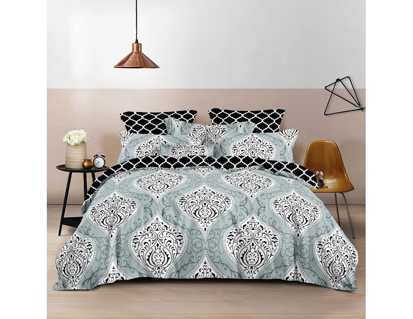 Utopia Design Cotton Soft Quilt/Doona/Duvet Cover  Set