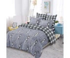 Deer Design Cotton Soft Quilt/Doona/Duvet Cover  Set